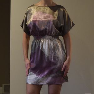 H&M satin look dress